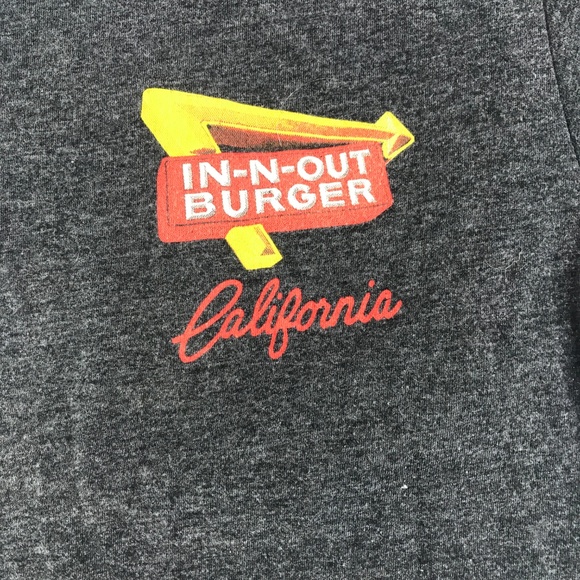 In and Out Burger Gray T-Shirt California 2015 - Picture 6 of 7